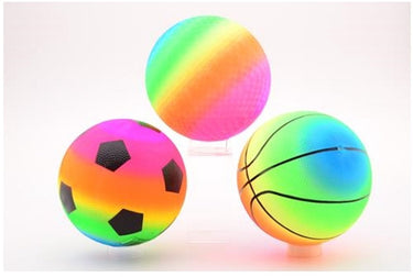 Johntoy regenboog bal maat 5