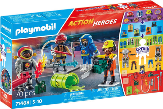 Playmobil action heroes my figures brandweer - 71469