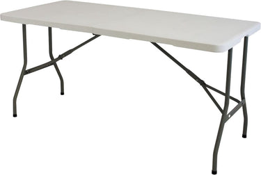 Eurotrail pavillon s - campingtafel - 152*71*75cm - wit grijs