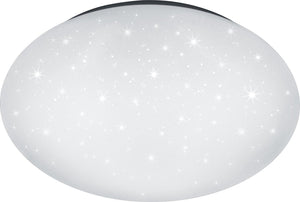 Rl live your light reality putz - plafondlamp - wit - incl. 1x smd 15w - sterreneffect - d: 37cm - ip44