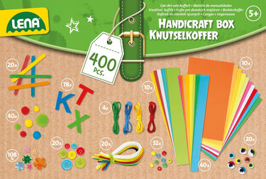 Lena creatief knutselkoffer 400 onderdelen