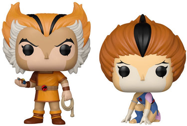 Funko thundercats pop! vinyl figuur 2-pack wilykat wilykit 9 cm mini-figuur