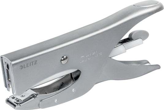 Leitz kantoor niettang - achterlaadmodel - 40 vel - zilver