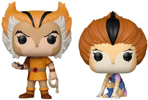 Funko thundercats pop! vinyl figuur 2-pack wilykat wilykit 9 cm mini-figuur