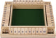 Longfield shut the box – 4 spelers – rubberhouten bak met ingelegd vilt – inclusief 8 houten dobbelstenen – bordspel 29 x 29 x 3,5 cm – strategisch familiespel – engelhart