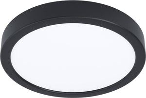Eglo fueva 5 opbouwlamp - led - ø 21 cm - zwart wit - bewegingssensor