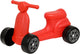 Plasto scooter rood - baby walker - stille wielen - loopauto - zithoogte 22 cm - stevig kunststof - gemaakt in finland - vanaf 1 jaar