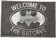 Batman enter the batcave unisex deurmat - zwart grijs - standard