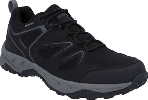 Hi-tec saunter softshell waterbestendig zwart - maat 45 wandelschoenen voor mannen