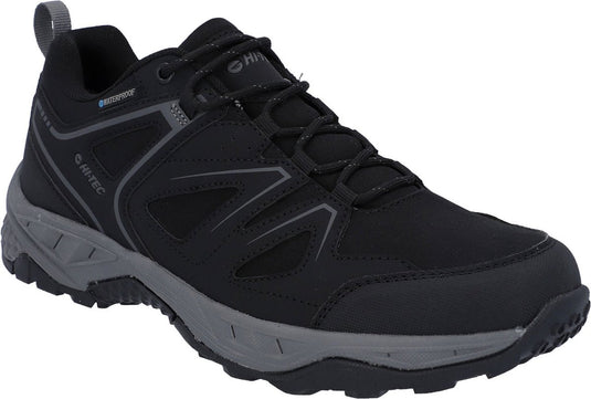 Hi-tec saunter softshell waterbestendig zwart - maat 45 wandelschoenen voor mannen