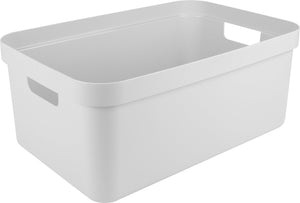 Sunware opbergbox sigma - kunststof - 45 liter - wit - opberg dozen bakken - opbergers - 39 x 59 x 24 cm