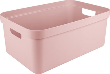 Sunware opbergbox sigma - kunststof - 45 liter - lichtroze - opberg dozen bakken - opbergers - 39 x 59 x 24 cm