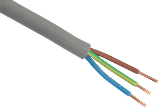 Q-link buitenkabel - ymvk - dca - 3 x 2.5 mmã‚â² - 25 m - grijs
