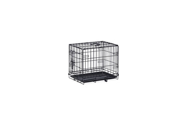 Beeztees hondenbench xs - bench - inklapbaar - zwart - 49x36x40 cm