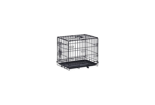 Beeztees hondenbench xs - bench - inklapbaar - zwart - 49x36x40 cm