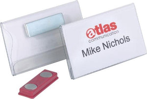 Durable naambord, regular - met magneet, kunststof, 75x40 mm, 25 ve kunststof