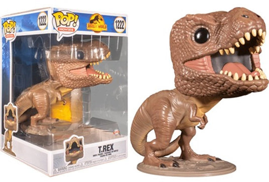 Funko jurassic world dominion super sized pop! vinyl figure t-rex