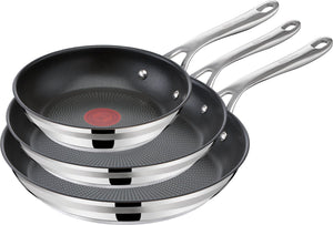 Jamie oliver by tefal cook smart - koekenpannenset - 20 24 28 cm - inductie - pfas-vrij - geschikt voor alle warmtebronnen
