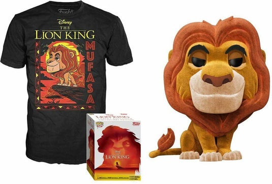 Funko pop! tee box: disney the lion king - mufasa (size m)