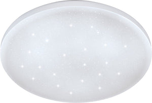 Eglo frania-s plafondlamp - led - ø 22 cm - wit - glinsterend