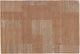 Woood noven handgeweven vloerkleed - wol - zand - 170x240 cm