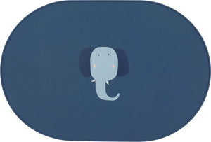 Trixie placemat kinderen - mrs. elephant - van siliconen - ook geschikt als knutselmat of tekenmat - van siliconen - geschikt voor de vaatwasser
