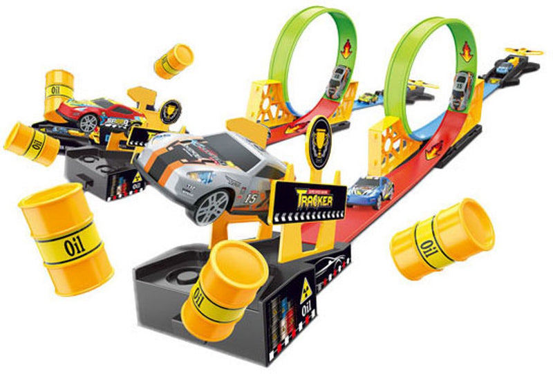 ギャラリービューアに画像をロードする, Lobbes speelgoed bv duel lanceerset loopings racebaan
