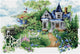 Diamond dotz® diamond dotz diamond painting summer hideaway groot landschap.