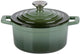 Alpina gietijzeren pan 14 cm - mini braadpan - casserole pan - ø14 cm - ovenbestendig - groen