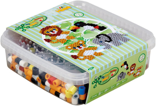 Hama maxi strijkkralenset - wilde dieren, 600st.