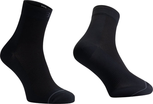 Bbb cycling fietssokken zwart - 3 paar - lengte: 13cm - duurzame wielrensokken zomer - maat 44 47 - fietssokken heren en dames - combifeet bso-20