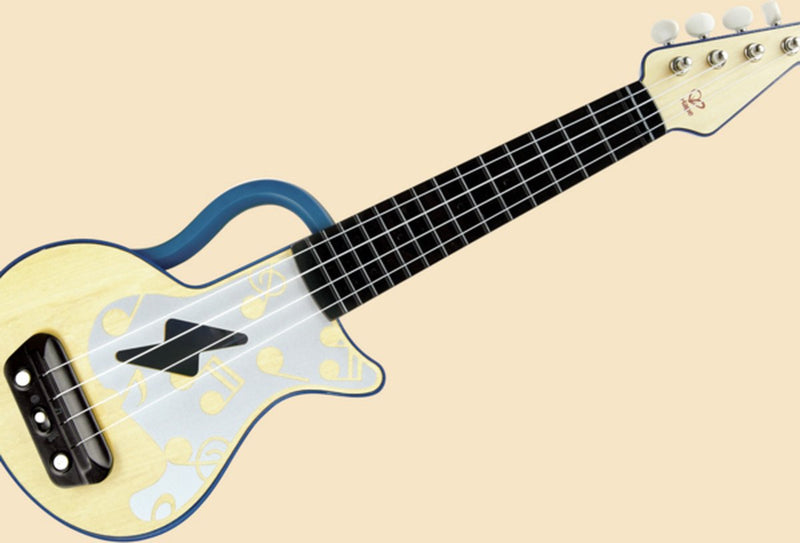 Afbeelding laden in galerijviewer, Hape ukelele met lichtjes - blauw

