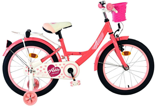 Volare Ashley Kinderfiets - Meisjes - 18 inch - Roze Rood