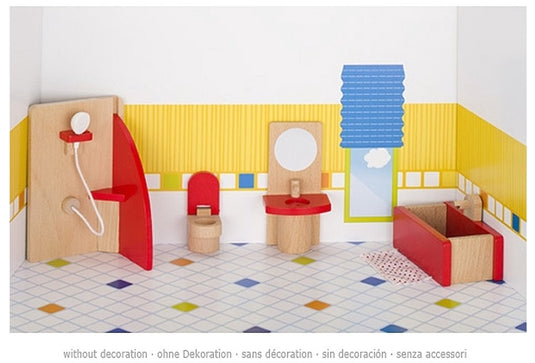 Goki poppenmeubels badkamer