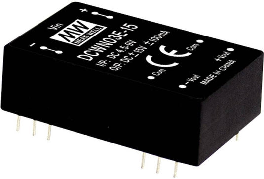 Mean well dcwn03c-12 dc dc-convertermodule 125 ma 3 w aantal uitgangen: 2 x inhoud 1 stuk(s)