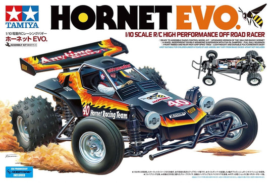 Tamiya modelbouwpakket militaire voertuigen - 58742 rc buggy - hornet evo. - high performance off road rr rc plastic - 1:10 - modelbouw