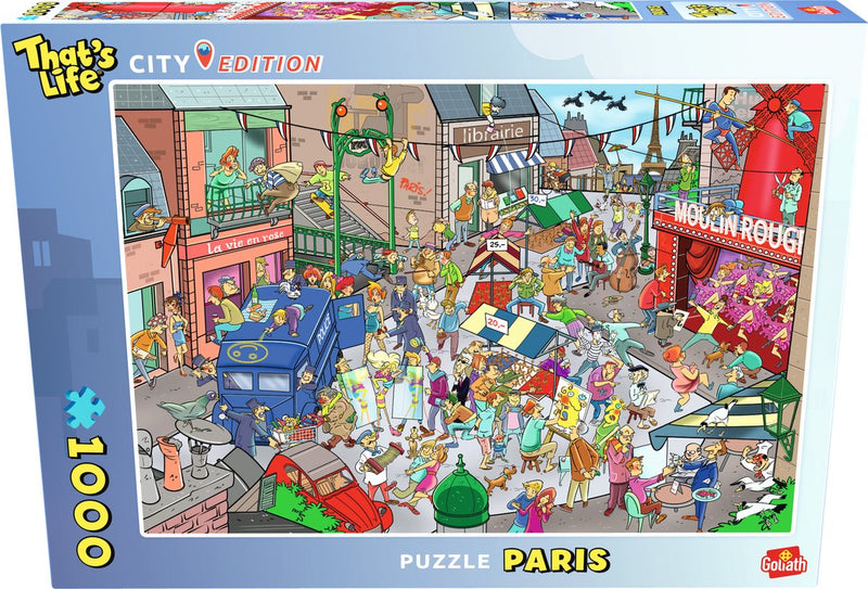 Afbeelding laden in galerijviewer, Goliath golitath that's life city edition: parijs legpuzzel - 1000st.
