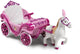 Huffy disney princess paard met koets - elektrische ride-on
