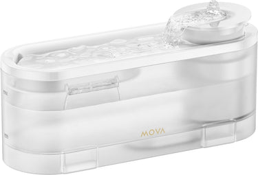 Mova wf10 pro - drinkfontein voor katten kleine huisdieren - 1,5l - draadloze waterfontein met 3 waterstanden - meervoudige filtratie - stil (<30db)