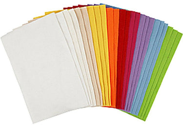 Creativ company http: www.cchobby.nl hobbyvilt-vel-20x30-cm-dikte-1-5-mm-180-200-gr-diverse-kleuren-24-div-vellen-1-doos-45295