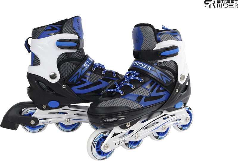 Afbeelding laden in galerijviewer, Street rider skeelers blauw zwart, maat 37-40
