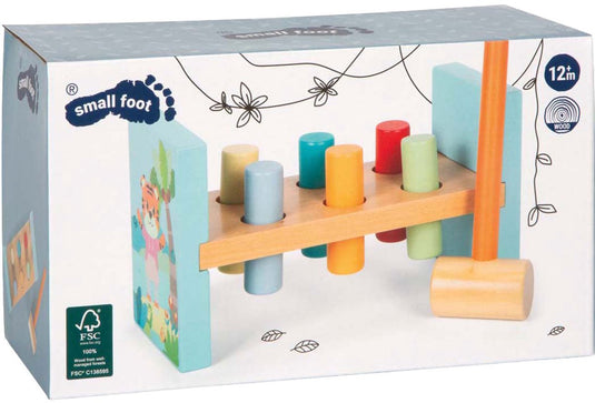 Small foot - houten hamerbank jungle friends fsc