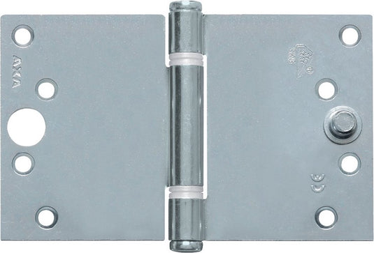 Axa kantelaafscharnier - 89 x 150 mm - skg** - verzinkt - dikte 2.4 mm - met dievenklauw