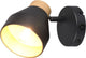 Rl live your light reality valentin - spot - zwart mat - excl. 1x e14 4 w - plafondbevestiging - geschikt voor vaste montage of stekker - casalum