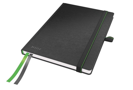 Leitz complete a5 analoog notitieboek gelijnd - met hardcover - elastische sluiting - zwart