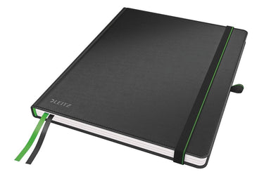 Leitz complete notitieboek ipad formaat gelijnd - met hardcover en elastische sluiting - zwart