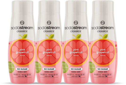 Sodastream pink grapefruit zero siroop - 4 pack