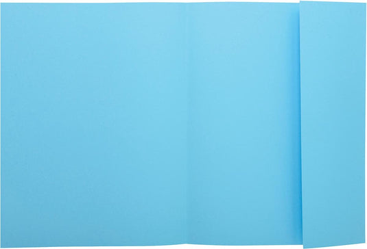 Exacompta super 160 pak van 100 mappen met 1 klep - 24x32cm - - lichtblauw - 348006e
