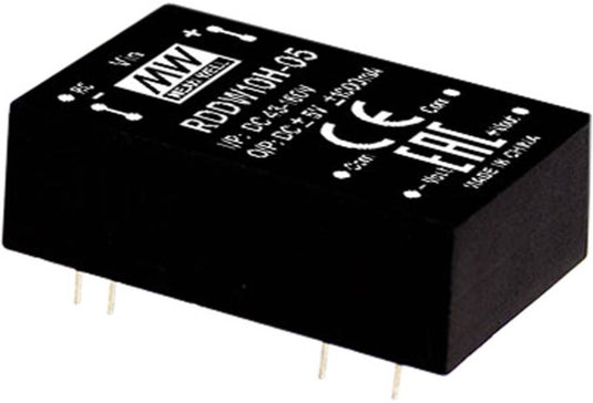 Mw mean well rsdw10h-15 dc dc-converter 666 ma 10 w aantal uitgangen: 1 x inhoud 1 stuk(s)