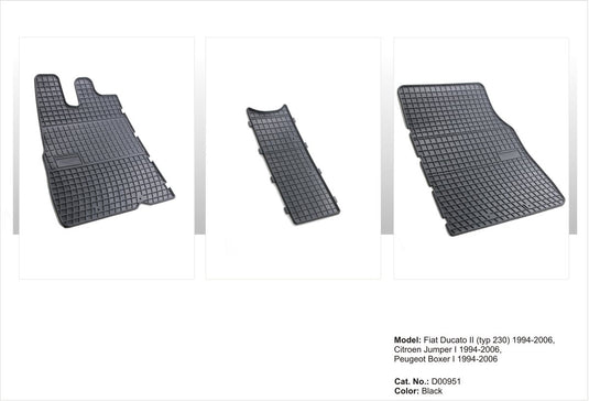 Frogum rubbermatten citroen jumper bestelwagen 1994-2006 -